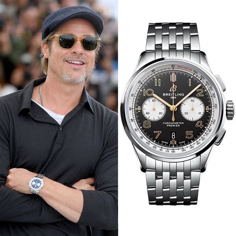 what breitling does brad pitt wear|Brad Pitt watch collection.